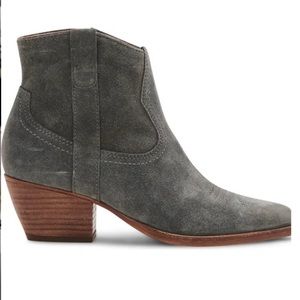 Dolce Vita Silma Grey Suede Bootie Size 10